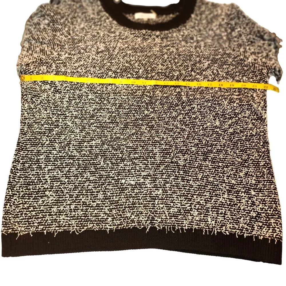 Calvin Klein Black White Lightweight‎ Pullover Sweater Size Small